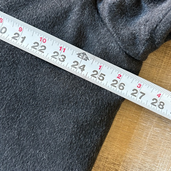 Vintage Lands' End 100% Wool Toggle Duffle Coat Men’s XLT Gray Thinsulate Hooded - Picture 10 of 15